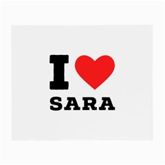 I Love Sara Small Glasses Cloth by ilovewhateva