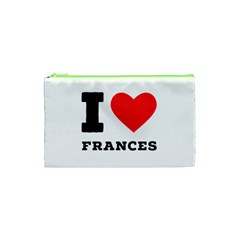 I Love Frances  Cosmetic Bag (xs) by ilovewhateva