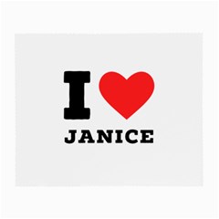 I Love Janice Small Glasses Cloth by ilovewhateva