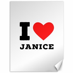 I Love Janice Canvas 36  X 48  by ilovewhateva