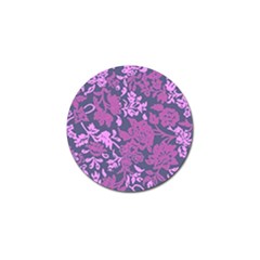 Background Pattern Flower Texture Golf Ball Marker by Semog4