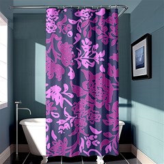 Background Pattern Flower Texture Shower Curtain 36  X 72  (stall)  by Semog4