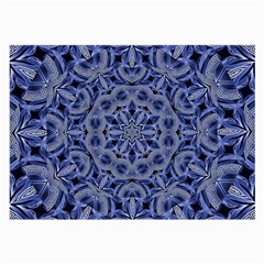 Mandala Pattern Rosette Kaleidoscope Abstract Large Glasses Cloth (2 Sides) by Jancukart