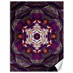 Rosette Kaleidoscope Mosaic Abstract Background Art Canvas 36  X 48  by Jancukart