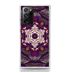 Rosette Kaleidoscope Mosaic Abstract Background Art Samsung Galaxy Note 20 Ultra Tpu Uv Case by Jancukart