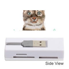 Watercolor Cat Memory Card Reader (stick) by SychEva