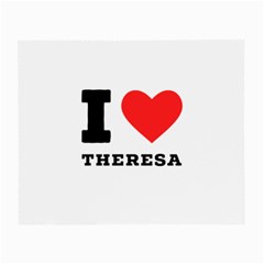 I Love Theresa Small Glasses Cloth by ilovewhateva