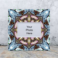 Abstract Kaleidoscope Digital White Box Photo Frame 4  X 6  by Jancukart