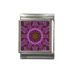 Rosette Mosaic Kaleidoscope Abstract Background Italian Charm (13mm) by Jancukart