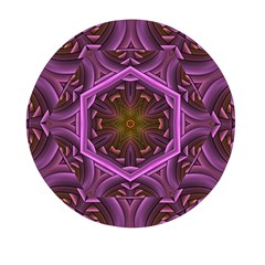 Rosette Mosaic Kaleidoscope Abstract Background Mini Round Pill Box (pack Of 3) by Jancukart