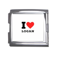 I Love Logan Mega Link Italian Charm (18mm) by ilovewhateva