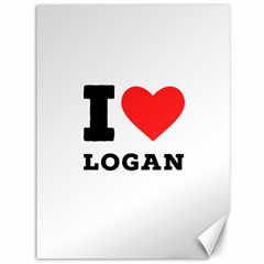 I Love Logan Canvas 36  X 48  by ilovewhateva