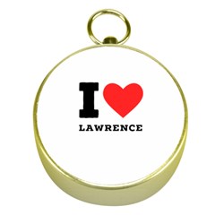 I Love Lawrence Gold Compasses by ilovewhateva