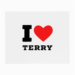 I Love Terry  Small Glasses Cloth by ilovewhateva