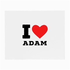 I Love Adam  Small Glasses Cloth by ilovewhateva