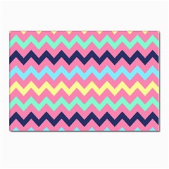 Chevron Pattern Gifts Postcard 4 x 6  (pkg Of 10) by GardenOfOphir