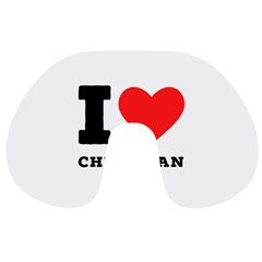 I Love Christian Travel Neck Pillow by ilovewhateva