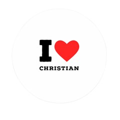 I Love Christian Mini Round Pill Box by ilovewhateva