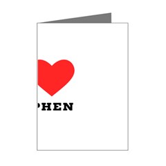 I Love Stephen Mini Greeting Card by ilovewhateva