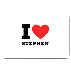 I Love Stephen Large Doormat by ilovewhateva