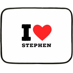 I Love Stephen Fleece Blanket (mini) by ilovewhateva