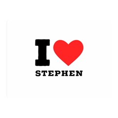 I Love Stephen Two Sides Premium Plush Fleece Blanket (mini) by ilovewhateva