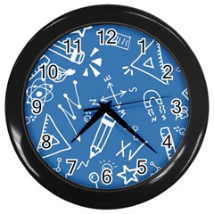 Education Wall Clock (black) by nateshop