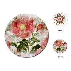 Flowers-102 Playing Cards Single Design (round) by nateshop