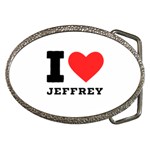 I love jeffrey Belt Buckles Front