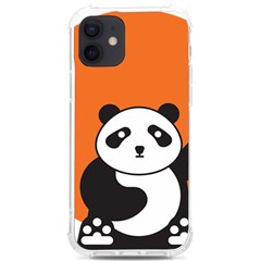 Panda Animal Orange Sun Nature Iphone 12/12 Pro Tpu Uv Print Case by Semog4