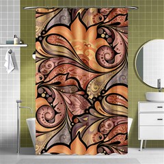 Colorful Paisley Background Artwork Paisley Patterns Shower Curtain 48  X 72  (small)  by Semog4