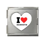 I love kenneth Mega Link Heart Italian Charm (18mm) Front