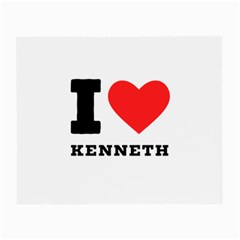 I Love Kenneth Small Glasses Cloth by ilovewhateva