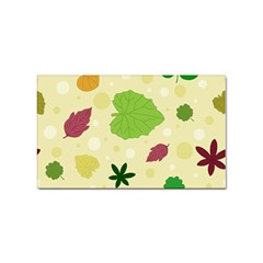 Leaves-140 Sticker (rectangular) by nateshop