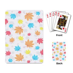 Leaves-141 Playing Cards Single Design (rectangle) by nateshop