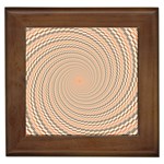 Background Spiral Abstract Template Swirl Whirl Framed Tile Front