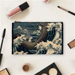 Sea Dragon Kanagawa Sea Monster Cosmetic Bag (Medium) Front