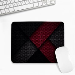 Red Black Abstract Pride Abstract Digital Art Small Mousepad by Jancukart