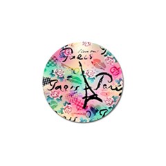 From Paris Abstract Art Pattern Golf Ball Marker (4 Pack) by Semog4