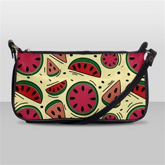 Watermelon Pattern Slices Fruit Shoulder Clutch Bag by Semog4