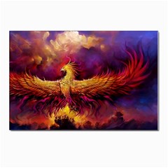 Phoenix Bird Postcard 4 x 6  (pkg Of 10) by Semog4