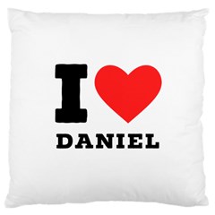 I Love Daniel Large Cushion Case (one Side) by ilovewhateva