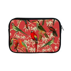 Vintage Tropical Birds Pattern In Pink Apple Ipad Mini Zipper Cases by CCBoutique