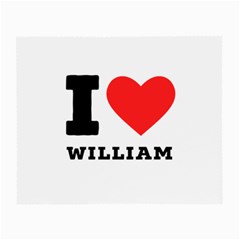 I Love William Small Glasses Cloth by ilovewhateva