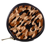 Abstract Camouflage Pattern Mini Makeup Bag Back