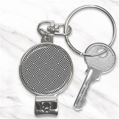 Background-pattern-halftone Nail Clippers Key Chain by Semog4