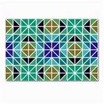 Mosaic-triangle-symmetry- Postcards 5  x 7  (Pkg of 10) Front