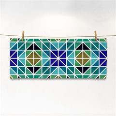 Mosaic-triangle-symmetry- Hand Towel by Semog4