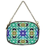 Mosaic-triangle-symmetry- Chain Purse (Two Sides) Back