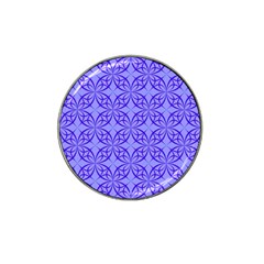 Decor Pattern Blue Curved Line Hat Clip Ball Marker (4 Pack) by Semog4